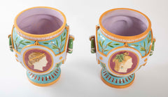 Pair of Thomas Minton Majolica Jardinieres