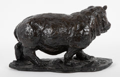 Robert Godefroy Patinated Bronze Sculpture "Les Sources du Nile"