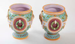 Pair of Thomas Minton Majolica Jardinieres