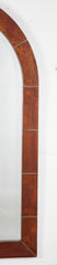 A Large and Important Signed Karl Springer Mirror with Lacquered Goatskin Frame in Tortoise Color
