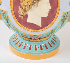 Pair of Thomas Minton Majolica Jardinieres