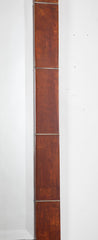 A Large and Important Signed Karl Springer Mirror with Lacquered Goatskin Frame in Tortoise Color