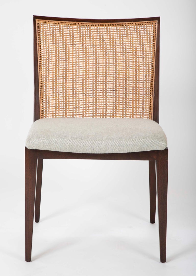 Walnut cane dining 2025 chairs