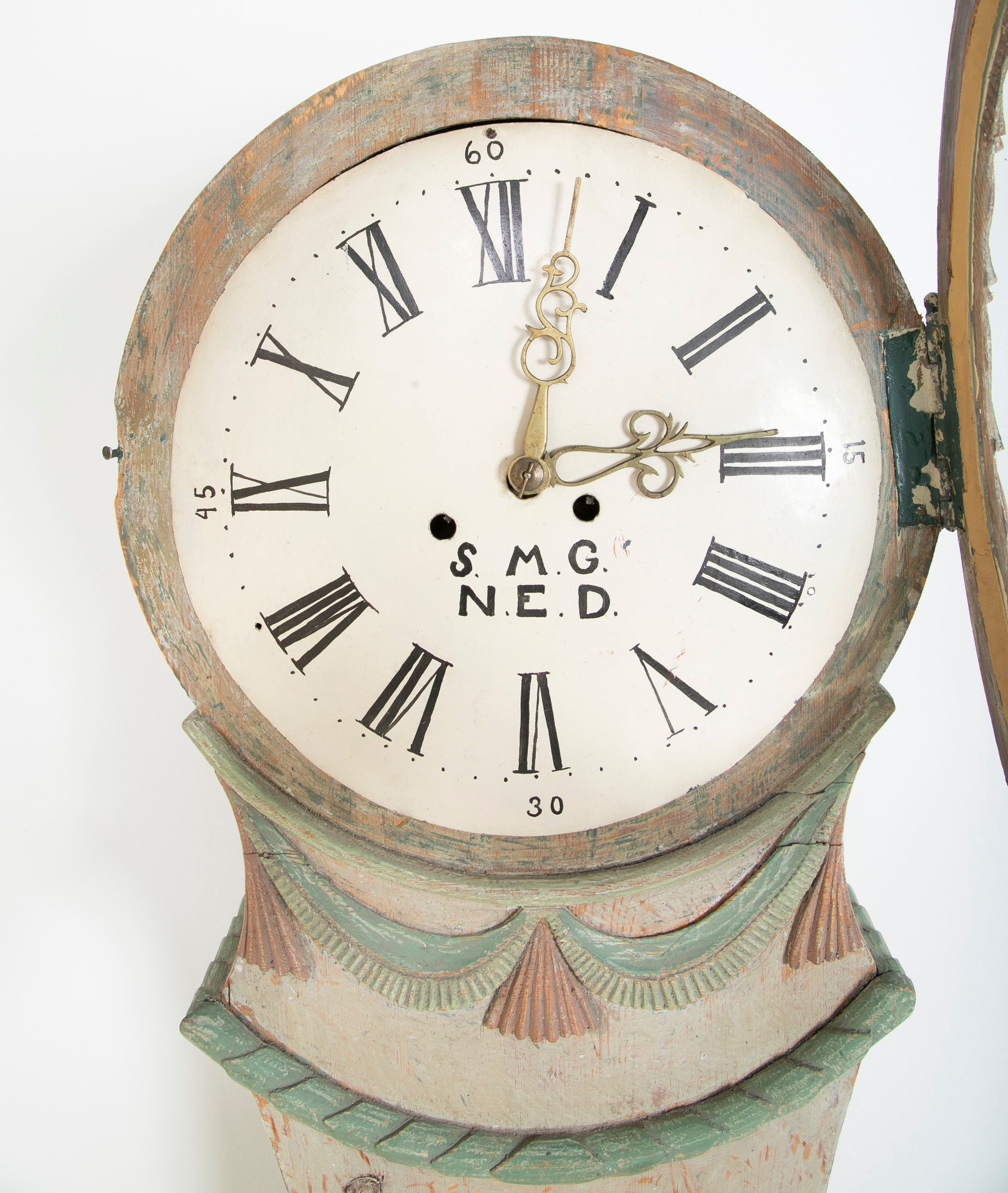 Swedish 18th Century Gustavian Clock with Original Paint & Decoration –  Avery & Dash Collections