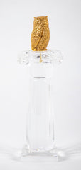 Steuben Owl on Crystal Column by James Houston