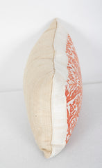 A Pair of Fortuny Linen Pillows with Raw Silk Backing  -  Also Priced Individually
