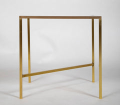 Three Brass & Glass Side Tables by Dunbar in the Style of Paul McCobb - Priced Individually