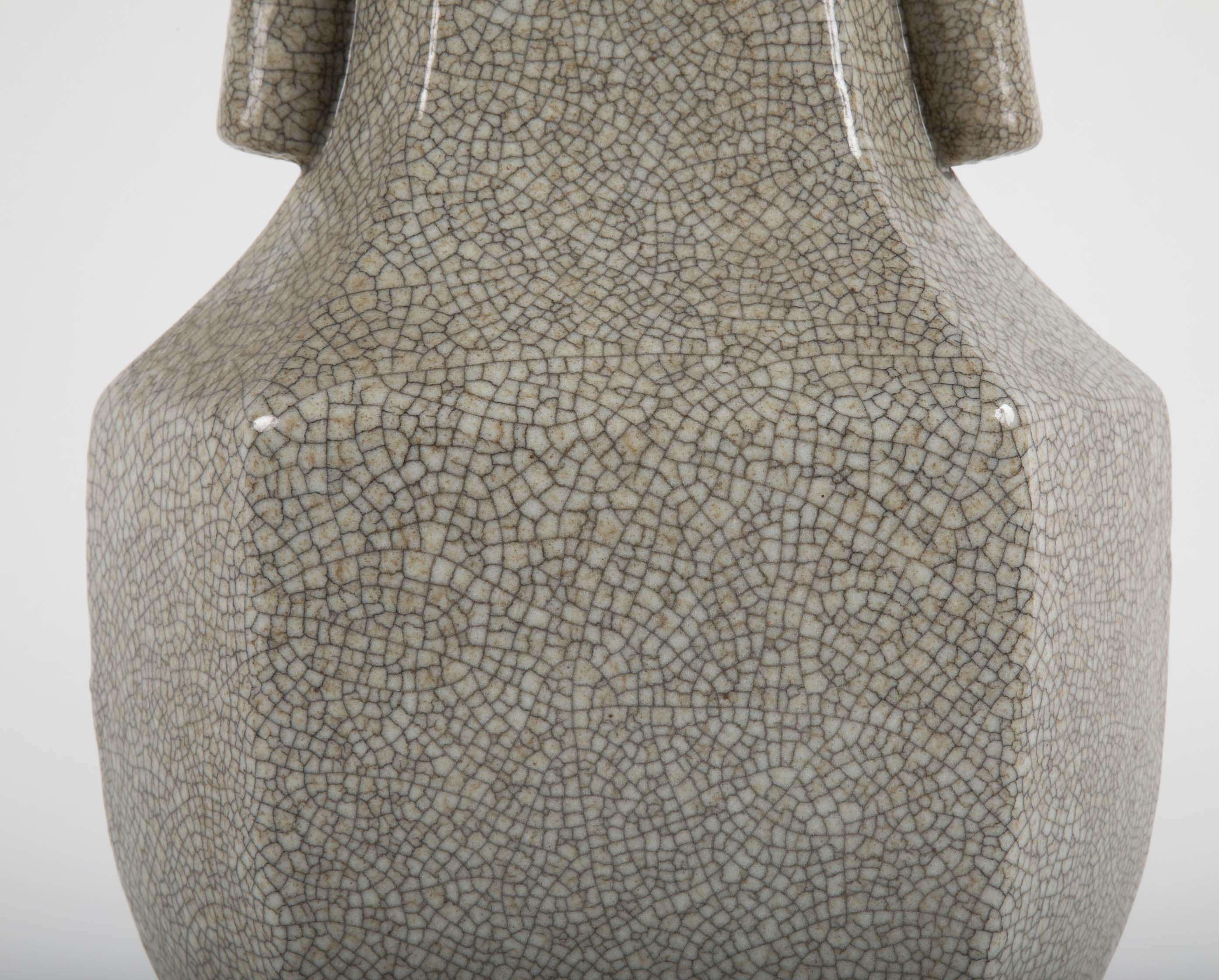 Late Qing Dynasty Gu Form Vase