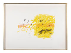 Color Lithograph by Spanish Artist Antoni Tapies