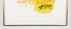 Color Lithograph by Spanish Artist Antoni Tapies