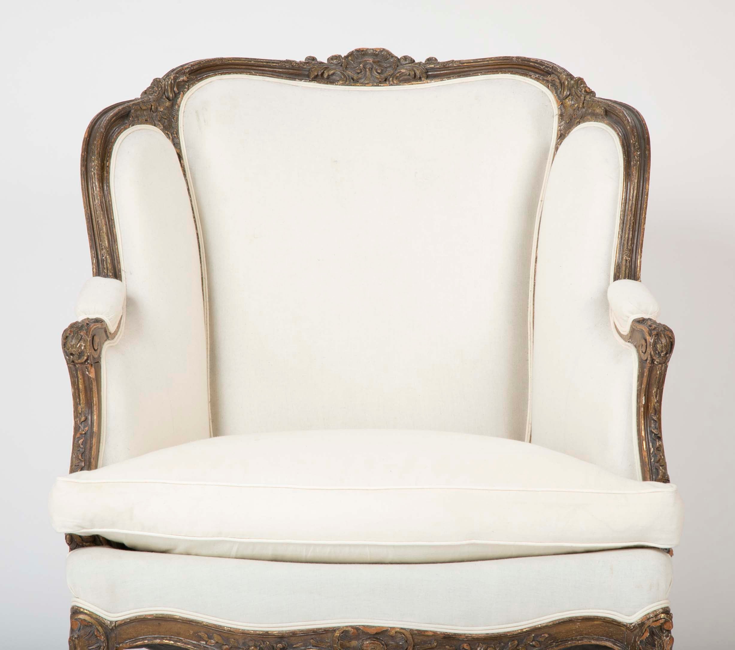 Pair of French Louis XV Walnut Bergere Chairs – Avery & Dash
