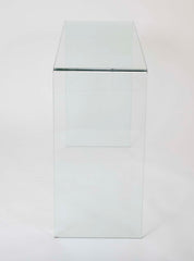 A Console Made of a Single Piece of Glass
