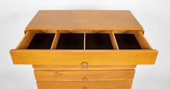 Tommi Parzinger Six Drawer High Chest on Stand