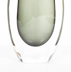 Nils Lundberg for Orrefors Smoked Glass Vase
