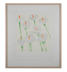 Donald Sultan, Lilies Serigraph on Paper