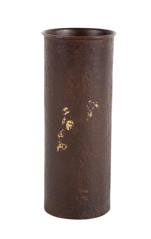 A Japanese Sleeve Vase with Gold Splashes