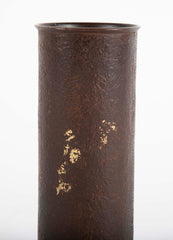 A Japanese Sleeve Vase with Gold Splashes