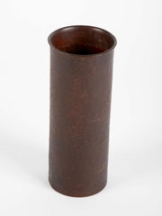 A Japanese Sleeve Vase with Gold Splashes
