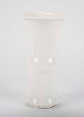 Chinese Dehua "Sweet White"  Glazed Porcelain Beaker Form Vase