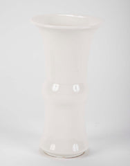 Chinese Dehua "Sweet White"  Glazed Porcelain Beaker Form Vase