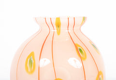 Kalik Art Deco Multicolor Glass Vase