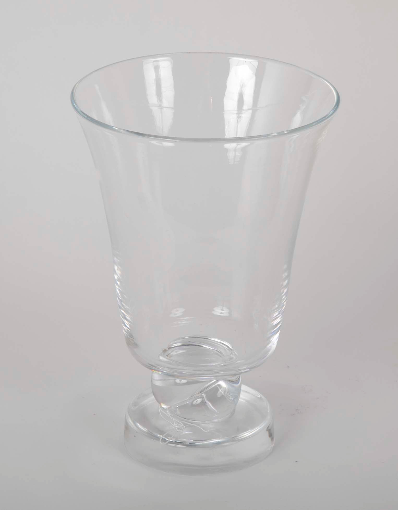 Steuben Footed Glass Vase