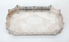 Sheffield English Silver Plated Tray