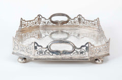 Sheffield English Silver Plated Tray