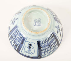 A Collection of Kangxi Blue & White Plates and Bowls