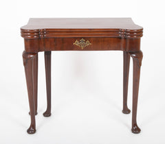 Rare English Queen Anne Triple Top Table having Solid and Fitted Surfaces