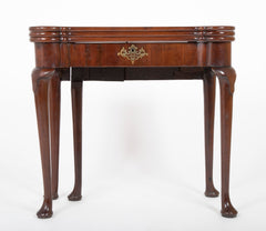 Rare English Queen Anne Triple Top Table having Solid and Fitted Surfaces