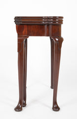 Rare English Queen Anne Triple Top Table having Solid and Fitted Surfaces