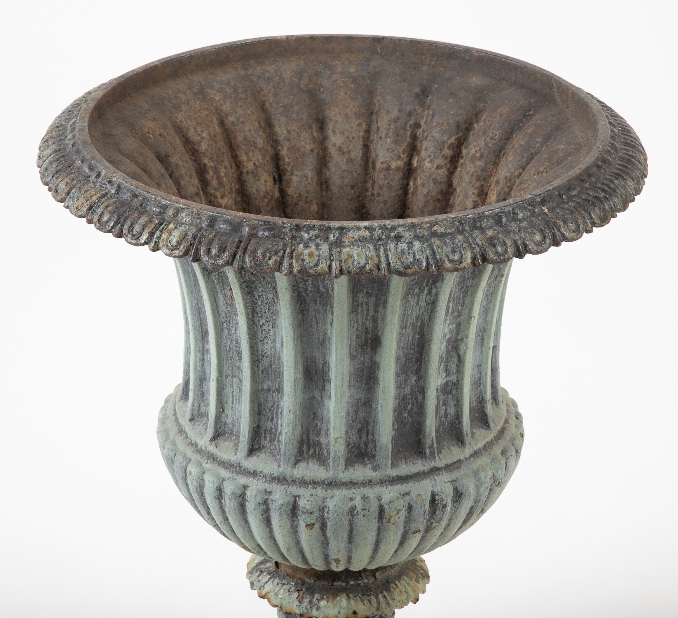 Large 19th Century Cast Iron Urn