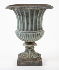 Large 19th Century Cast Iron Urn