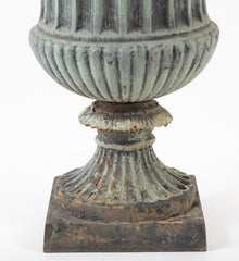 Large 19th Century Cast Iron Urn