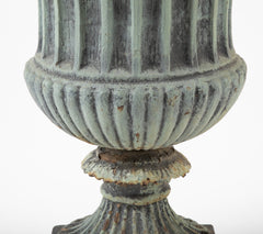 Large 19th Century Cast Iron Urn