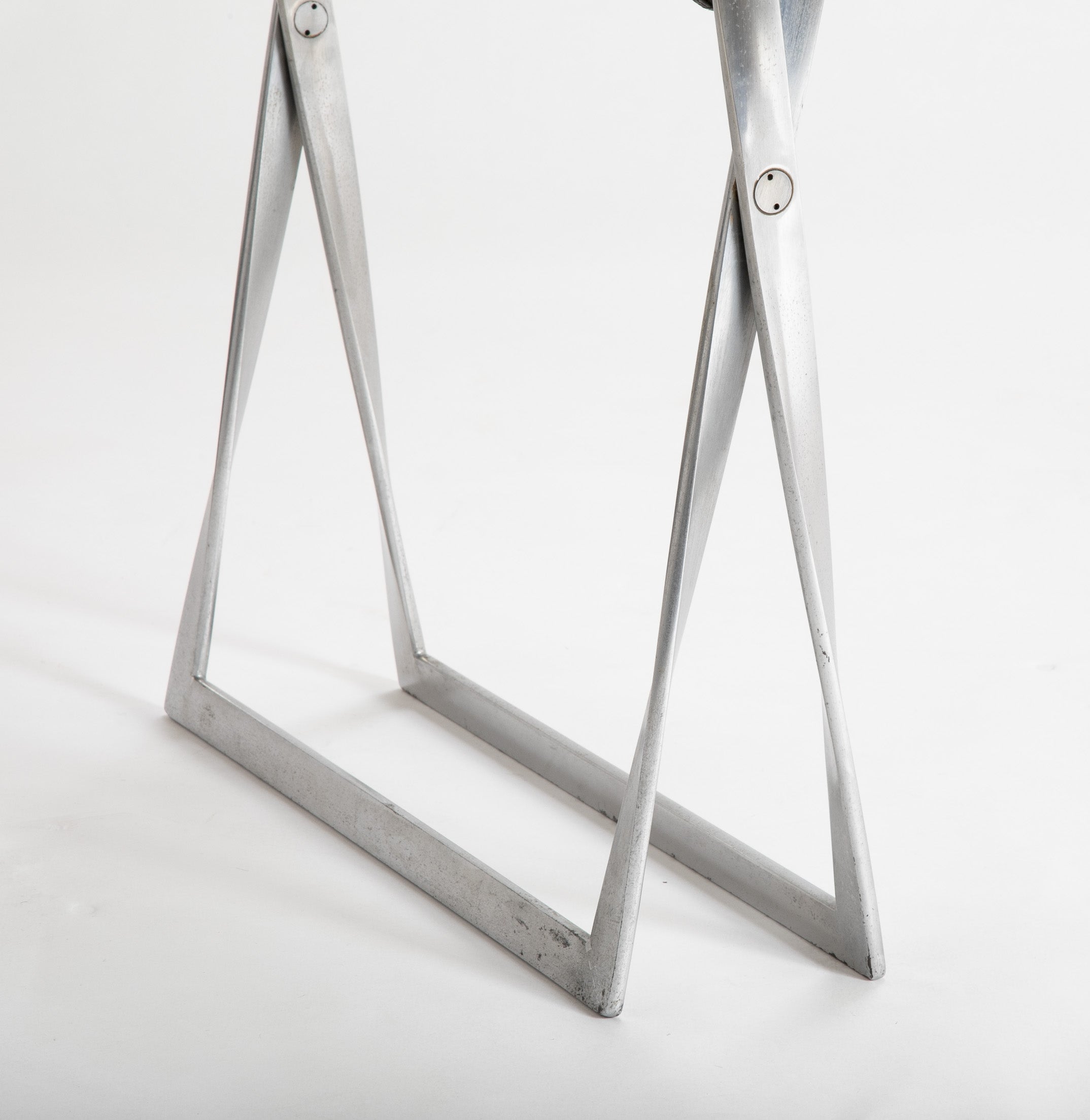 Pair of Poul Kjaerholm PK91 Folding Stools Created by E. Kold Christensen
