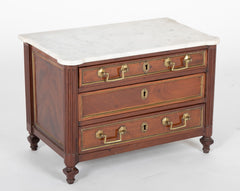 Louis XVI Marble Top Miniature Commode