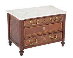 Louis XVI Marble Top Miniature Commode