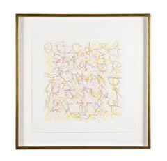 "Alphabet Series" A Set of 9 Color Etchings by John Chamberlain