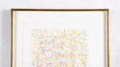 "Alphabet Series" A Set of 9 Color Etchings by John Chamberlain