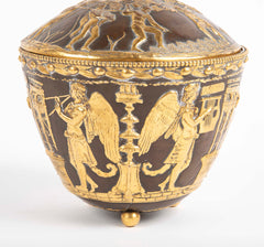 Patinated Bronze Covered Jar by E. F. Caldwell