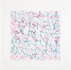 "Alphabet Series" A Set of 9 Color Etchings by John Chamberlain