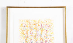 "Alphabet Series" A Set of 9 Color Etchings by John Chamberlain
