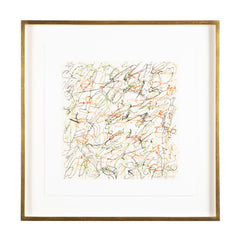 "Alphabet Series" A Set of 9 Color Etchings by John Chamberlain