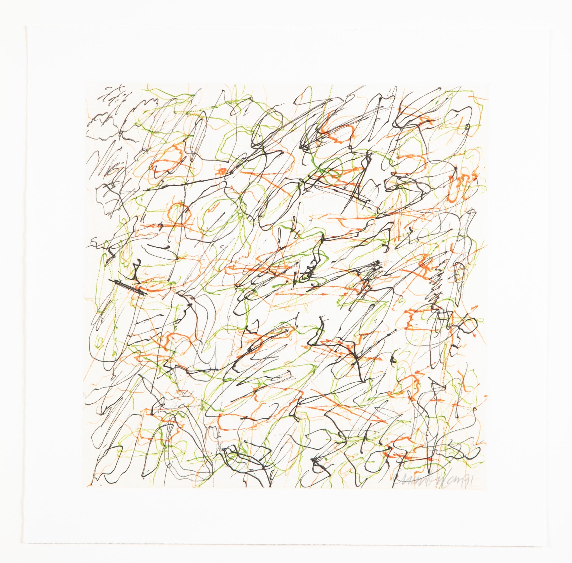 "Alphabet Series" A Set of 9 Color Etchings by John Chamberlain
