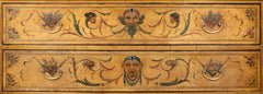American Federal Bow Front Chest of Drawers with Faux Painted Decoration