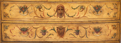 American Federal Bow Front Chest of Drawers with Faux Painted Decoration