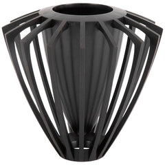 Mark Nantz Ebony Vase Titled "The Black Hole"