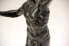 19th Century "Dancing Faun" Bronze Statue